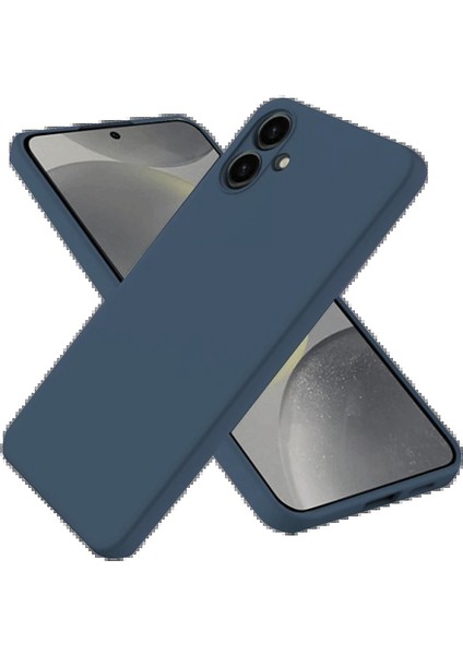 MYT09 Samsung Galaxy A06 Kılıf First Silikon - Lacivert