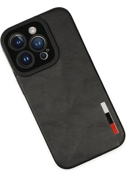 MYT09 iPhone 14 Pro Kılıf Loop Deri Silikon - Siyah modelleri