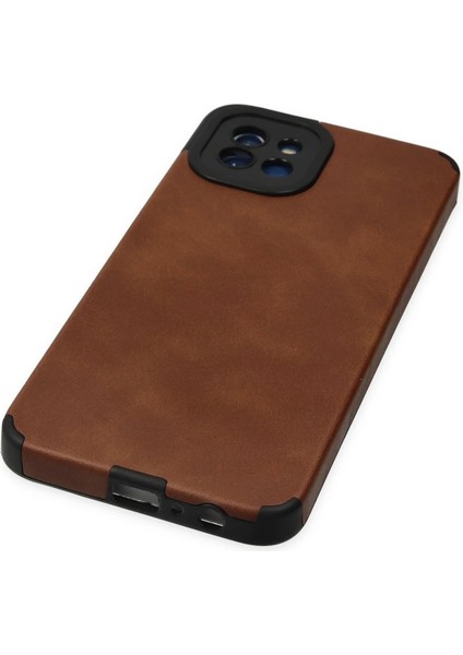 MYT09 Samsung Galaxy A03 Kılıf Loop Deri Silikon - Kahverengi indirimleri