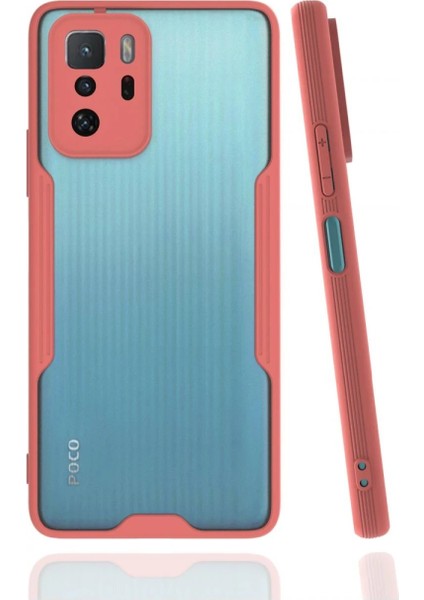 MYT09 Xiaomi Poco X3 Gt Kılıf Platin Silikon - Pembe
