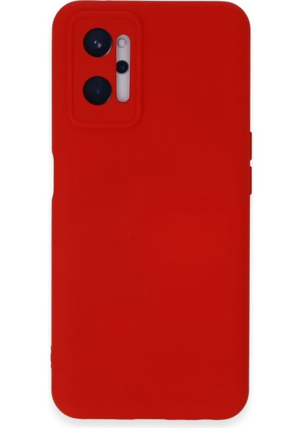 MYT09 Realme 9i 4g Kılıf Nano Içi Kadife Silikon - Kırmızı