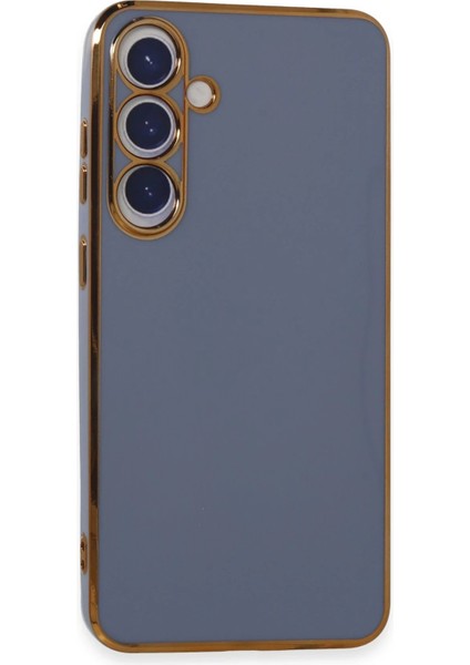 MYT09 Samsung Galaxy S24 Kılıf Volet Silikon - Mavi