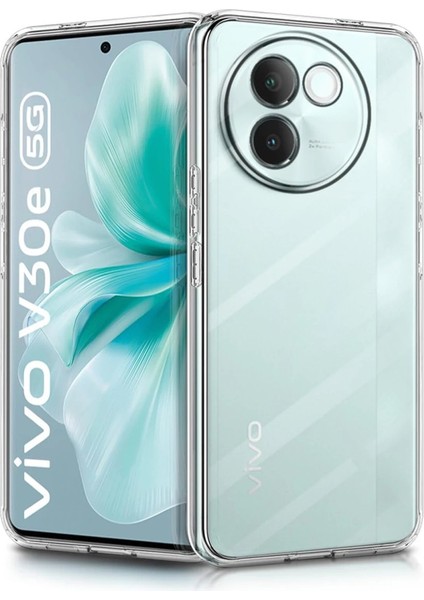 MYT09 Vivo V30E Kılıf Lüx Şeffaf Silikon