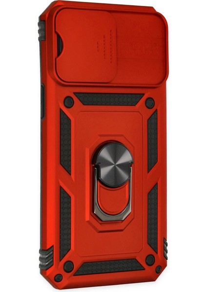 MYT09 iPhone 14 Pro Kılıf Pars Lens Yüzüklü Silikon - Kırmızı fiyatları