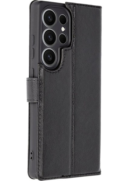 MYT09 Samsung Galaxy S25 Ultra Kılıf Trend S Plus Kapaklı Kılıf - Siyah