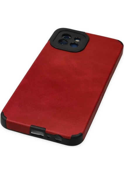 MYT09 Samsung Galaxy A03 Kılıf Loop Deri Silikon - Kırmızı indirimleri