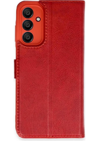 MYT09 Samsung Galaxy M15 Kılıf Trend S Plus Kapaklı Kılıf - Kırmızı