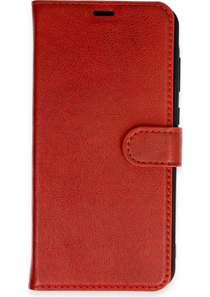 MYT09 Samsung Galaxy M15 Kılıf Trend S Plus Kapaklı Kılıf - Kırmızı fiyatları