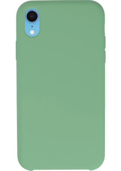 MYT09 iPhone Xr Kılıf Lansman Legant Silikon - Yeşil
