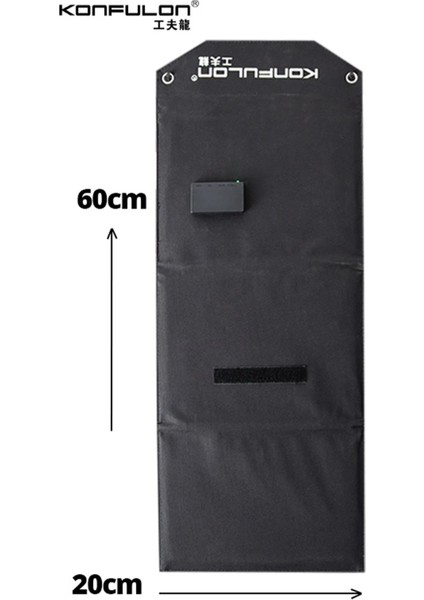 MYT09 Sh-03 30W Hızlı Şarj Taşınabilir Güneş Enerji Paneli Şarj Istasyonu - Siyah modelleri