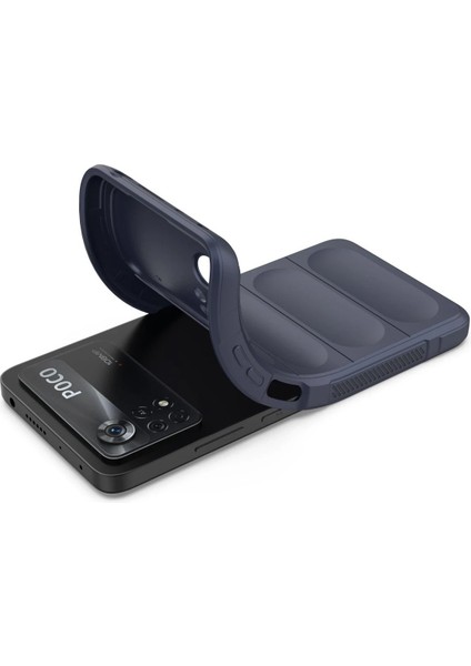 MYT09 Xiaomi Poco X4 Pro 5g Kılıf Optimum Silikon - Lacivert fırsatları