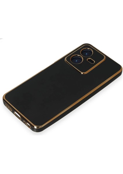 MYT09 Vivo Y22 2022 Kılıf Volet Silikon - Siyah fırsatları