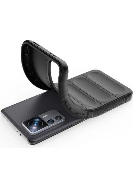 MYT09 Xiaomi Mi 12T Pro Kılıf Optimum Silikon - Siyah fırsatları