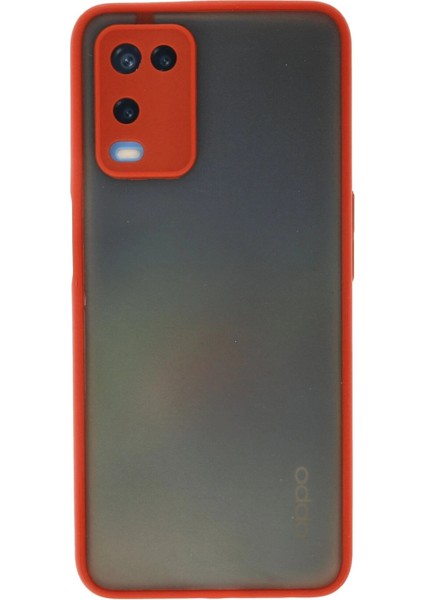 MYT09 Oppo A54 4g Kılıf Montreal Silikon Kapak - Kırmızı