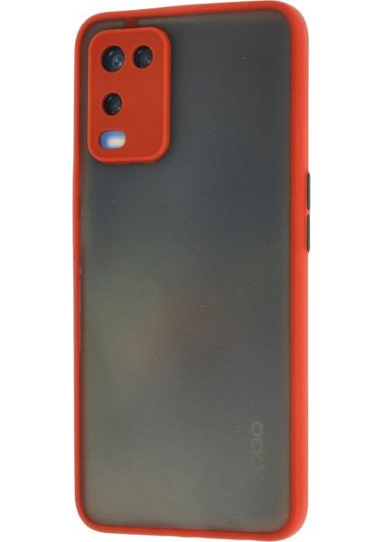 MYT09 Oppo A54 4g Kılıf Montreal Silikon Kapak - Kırmızı modelleri