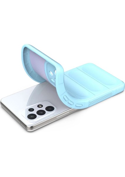 MYT09 Samsung Galaxy A53 5g Kılıf Optimum Silikon - Sky Blue fırsatları