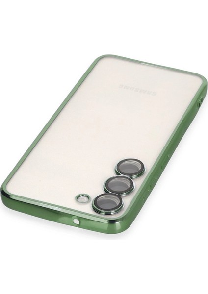 MYT09 Samsung Galaxy S24 Plus Kılıf Lensli Silikon - Yeşil modelleri