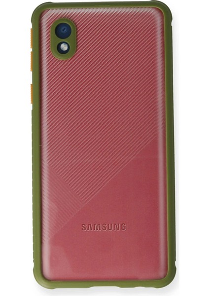 MYT09 Samsung Galaxy A01 Core Kılıf Miami Şeffaf Silikon - Yeşil fiyatları