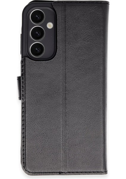 MYT09 Samsung Galaxy A25 5g Kılıf Trend S Plus Kapaklı Kılıf - Siyah