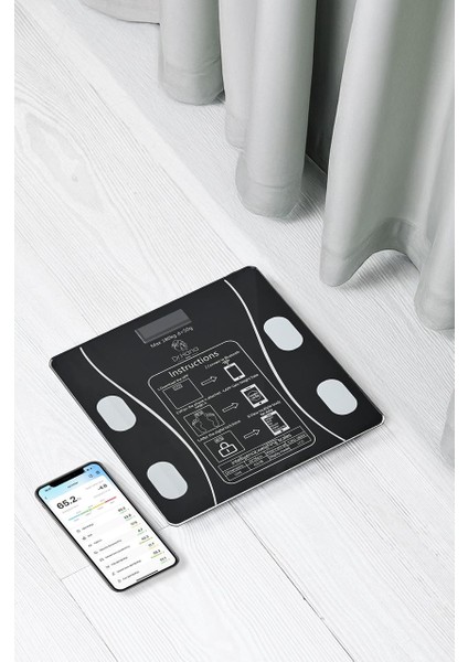 Dijital Tartı, Baskül, Yağ Su Kas Vücut Kitle Endeksi Kilo Ölçer Tartı indirimleri