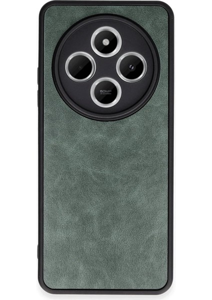 MYT09 Xiaomi Redmi 14C Kılıf Aras Deri Kapak - Koyu Yeşil fiyatları