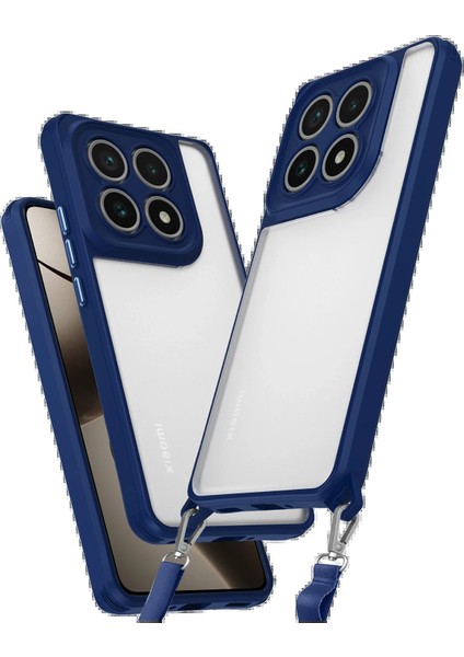 MYT09 Xiaomi Mi 14T Pro Kılıf Penta Silikon Kılıf - Lacivert