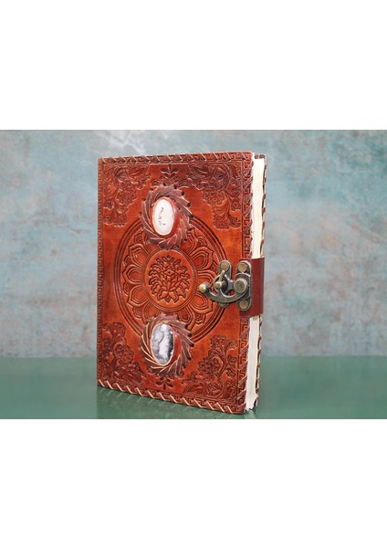 Taşlı Deri Defter KSK3151