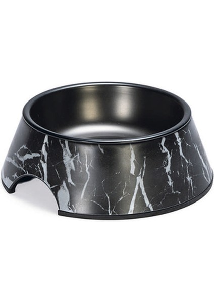 Mtxdpn Beeztees Dbl Köpek Mama Su Kabı, Mat Siyah Paslanmaz Çelik, Siyah Mermer Görünümlü, 14CM, 160ML modelleri