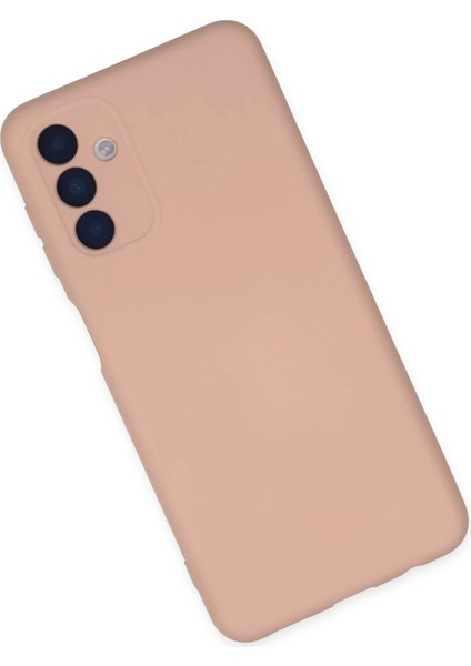 MYT09 Samsung Galaxy A04S Kılıf Nano Içi Kadife Silikon - Pudra modelleri