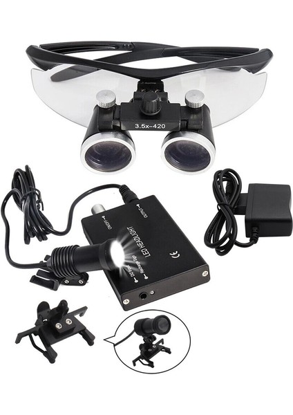 3.5X420MM Diş Cerrahi Gözlük Lens Büyüteç,taşıma Çantalı fiyatları