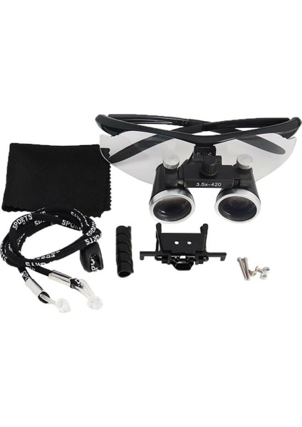 3.5X420MM Diş Cerrahi Gözlük Lens Büyüteç,taşıma Çantalı modelleri