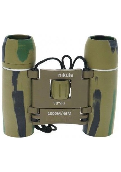 70X60 Cepte Taşımalı Kauçuk Kaplamalı Mini Dürbün Kamuflaj