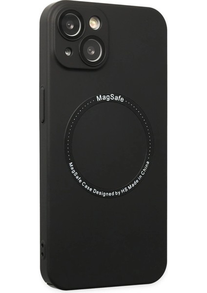 MYT09 iPhone 14 Plus Kılıf Jack Magneticsafe Lens Silikon - Siyah fiyatları