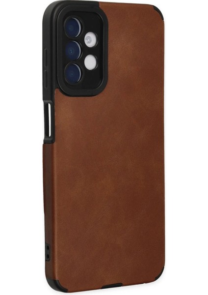 MYT09 Samsung Galaxy A04S Kılıf Loop Deri Silikon - Kahverengi fiyatları