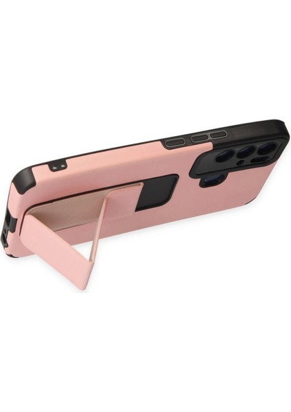 MYT09 Tecno Pova Neo Kılıf Mega Standlı Silikon - Pudra modelleri