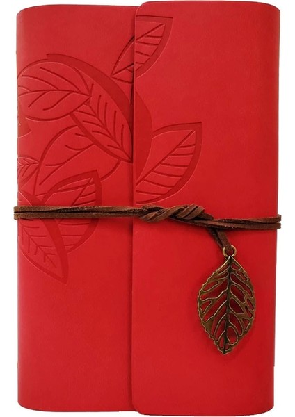 Büyük Boy Yaprak Tasarımlı Not Defteri