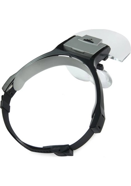 Lens Takmalı 5 Lenslı , LED Lambalı Şapka Tip Büyüteç fırsatları