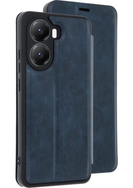 MYT09 Xiaomi Poco X7 Pro Kılıf Flip Cover - Lacivert