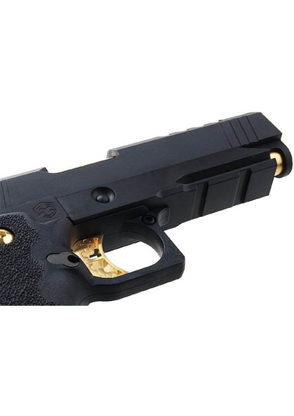 Aw HX2711 4.3" Hi-Capa Slide Cut Compact Black & Gold Gbb Airsoft Tabanca indirimleri