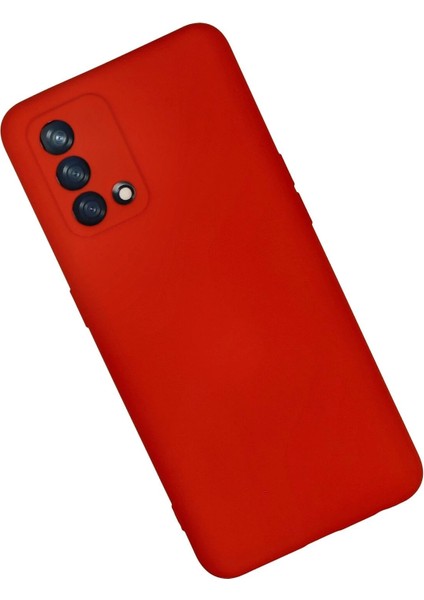 MYT09 Oppo A74 4g Kılıf Nano Içi Kadife Silikon - Kırmızı fiyatları