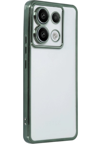 MYT09 Xiaomi Poco X6 Kılıf Lensli Silikon - Yeşil fiyatları