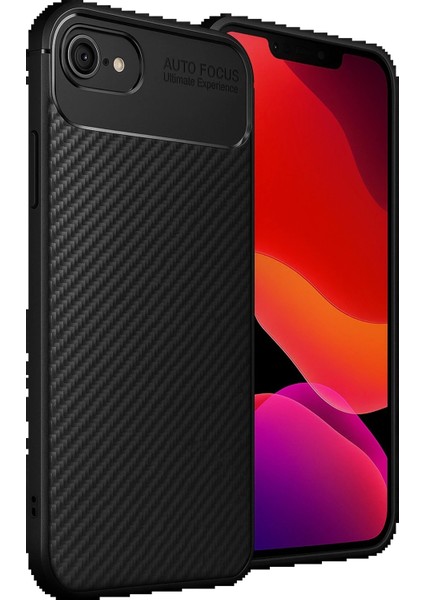 MYT09 iPhone 16E Kılıf Auto Focus Karbon Kapak - Siyah fiyatları