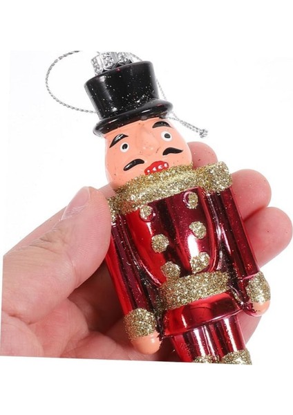 Parlak Kırmızı Yılbaşı Süsü, Fındıkkıran Dekor, Noel Ağacı Için Parlak Figür fiyatları