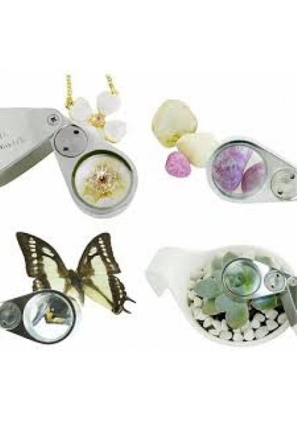 Kontrol, Için Özel Kutulu Metal Işıklı Lup 40X25 fırsatları