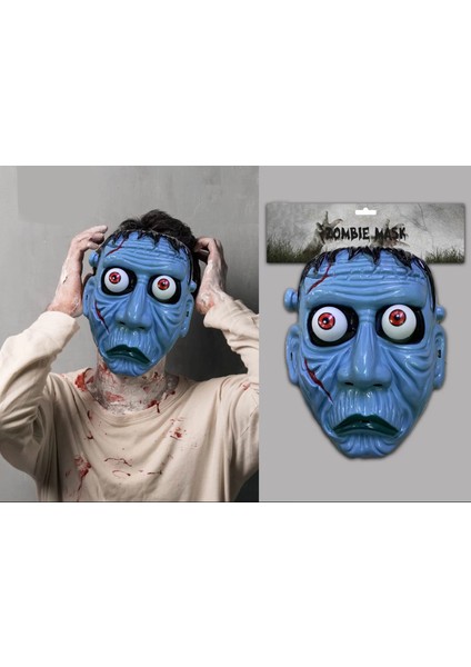Frankenstein Temalı Sallanan Oynar Gözlü Maske fiyatları