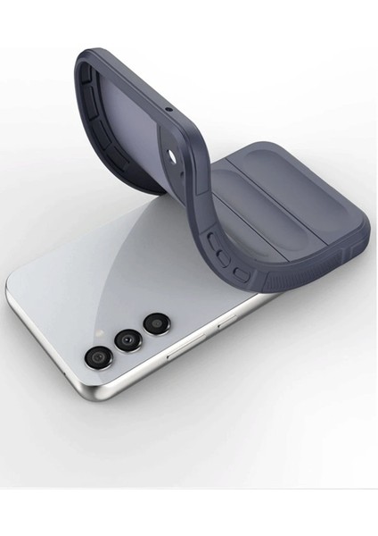 MYT09 Samsung A56 Kılıf Optimum Silikon - Lacivert