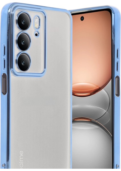 MYT09 Realme C75 4g Kılıf Lensli Silikon - Açık Mavi