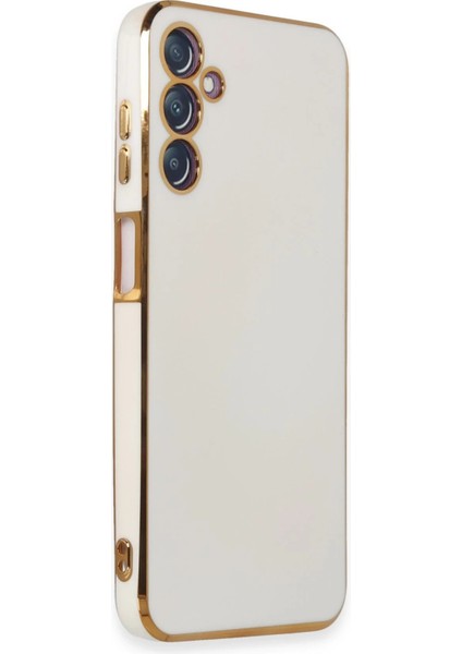 MYT09 Samsung Galaxy M14 5g Kılıf Volet Silikon - Beyaz fiyatları