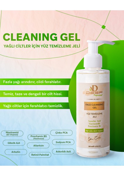 Yağlı Ciltler Için Yüz Temizleme Jeli