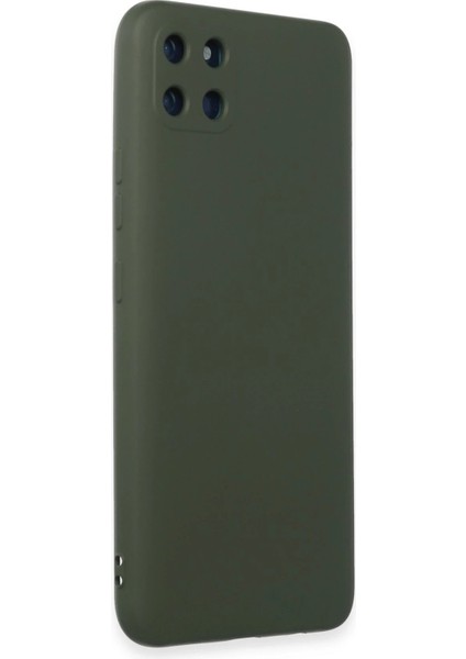 MYT09 Realme C11 Kılıf Nano Içi Kadife Silikon - Koyu Yeşil fiyatları